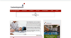 Desktop Screenshot of lautoentrepreneur.net