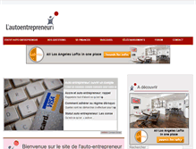 Tablet Screenshot of lautoentrepreneur.net